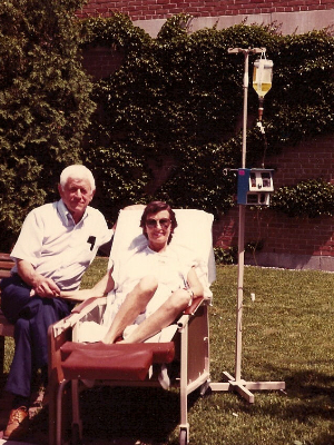 John Prouty with his wife, Audrey Horsch Prouty 1982.