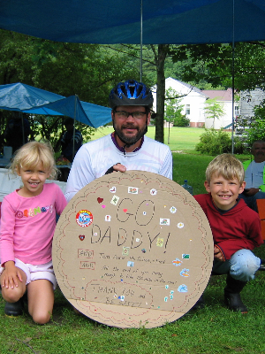 Prouty 2005 -  My first Prouty century, 20 years ago! (In the rain)