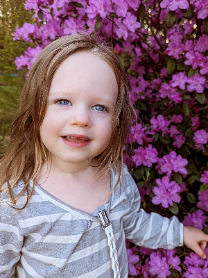 Willow is a healthy two year old because of the amazing staff at CHaD's ICN!