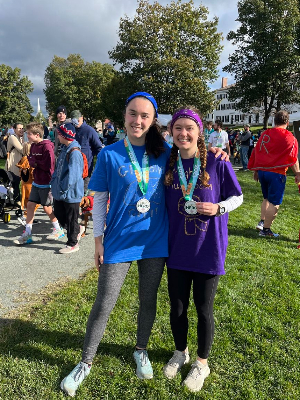 Team "Research on the Run" after the 2023 CHaD 5k.