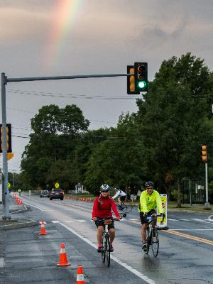 One of our Prouty finishes ended with a rainbow!