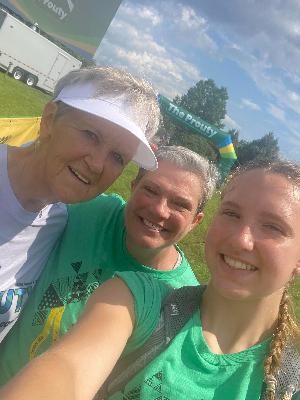 2024 Wooded 5K with Cheryl and Lauren - we rocked it!!!