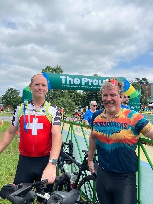 At the finish