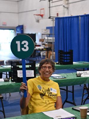 Volunteering at the 2024 registration