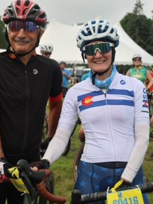Art and I ready to start the 2024 Prouty gravel ride
