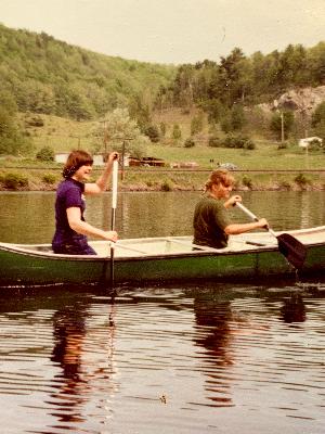 Dawn's first time on the Connecticut in 1982!