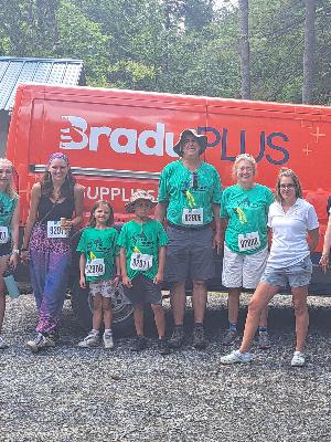 some of the BradyPLUS BEE THE CURE team 2024
