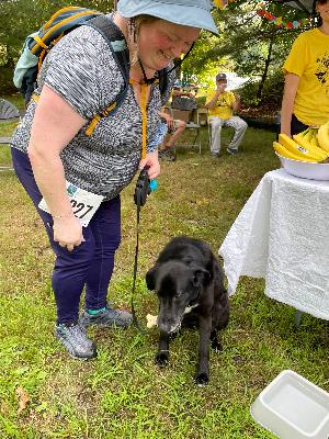 Jennie and Bella on Prouty 2024 walk
