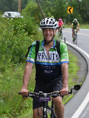 Could I actually be smiling riding the 50 mile Prouty? Must be close to the end!